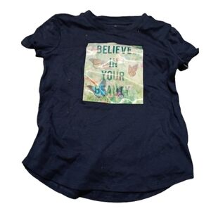NWT Navy Blue Kids Shirt with Graphic Print
